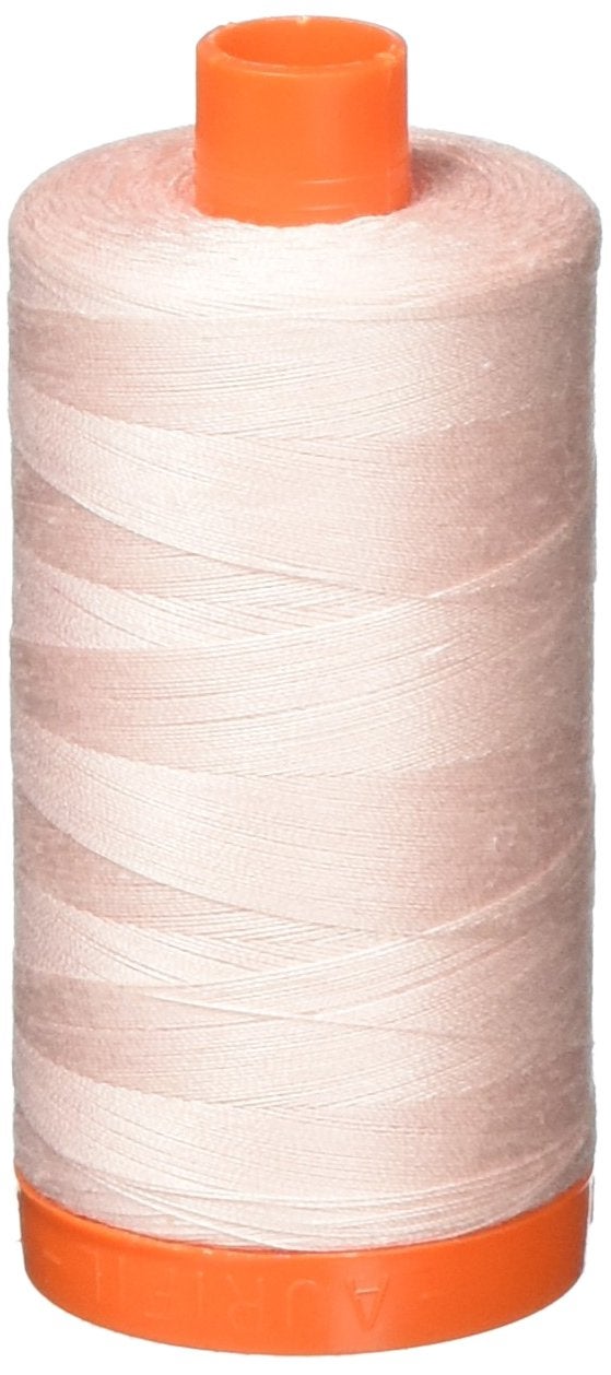 AURIFIL USA 1 422yd-Pale Aurifil Mako Cotton Thread Solid 50wt 1422yds  Pale Pink - Image 1